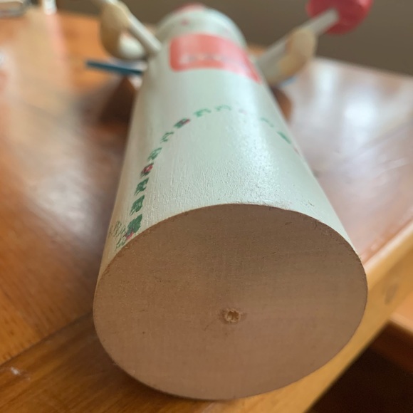 Vintage Folk Art Angel Candle Holder, Germany/ wood hand-painted - Picture 6 of 6